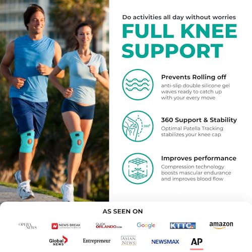 Image of Modvel ELITE Knee Brace for Men & Women - Patella Gel Pads & Side Stabilizers for ACL, Meniscus Tear, Arthritis & Injury Recovery - Maximum Support for Running, Sports & Joint Pain Relief
