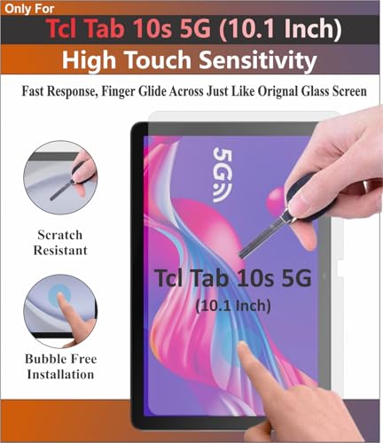 Image of Screen Guard Compatible With Tcl Tab 10s 5G (10.1 Inch) Fiber Screen Protector Not a Tempered Glass.