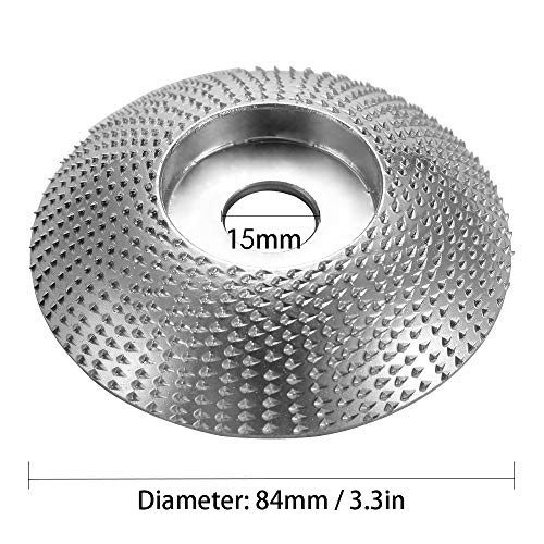 KKmoon Rebarbadora de Ângulo de madeira Lixar Escultura Ferramenta Rotativa Disco Abrasivo Para Reba