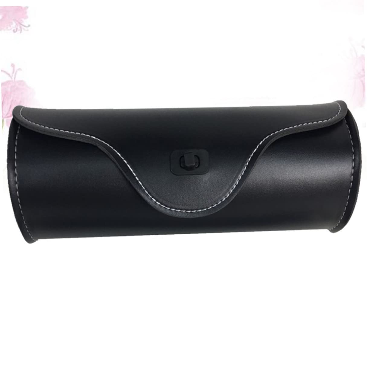 DECHOUS Motorcycle PU Leather Hanging Bag Versatile Gadget Case for Personal Items Tools Accessories Storage Durable Side Pouch for Various Motorbike Models Black