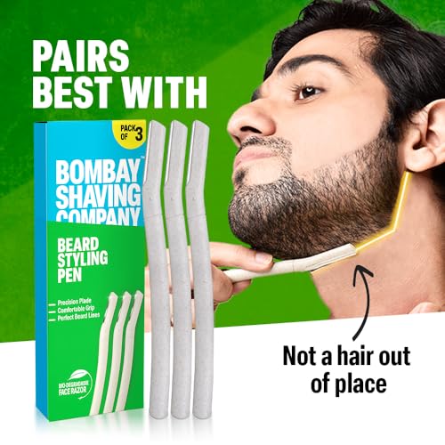 Image of Bombay Shaving Company Pro Beard Trimmer For Men | 6 Beard Trimming Combs, Self-sharpening Stainless Steel Blades, Type C Charging Port | Beard Styling Trimmer | Travel Shaver | Gifts For Men