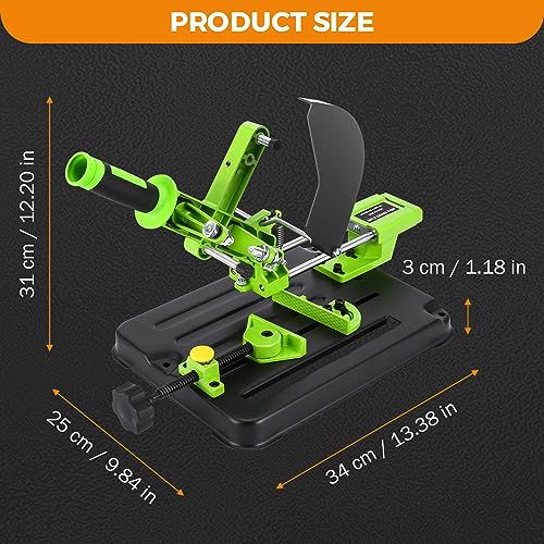 Beamnova Upgraded Angle Grinder Stand Universal Fixed Grinder Holder Sliding Handle Bracket Adjustable 45 Degree Clamp With Protective Cover #TOP1
