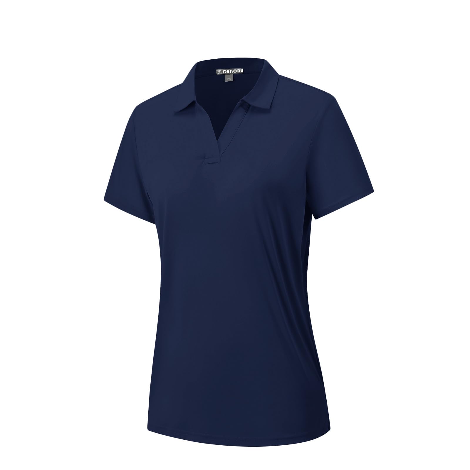 Camiseta de Polo para mujer UPF 50 manga corta secado rápido UV cuello en V