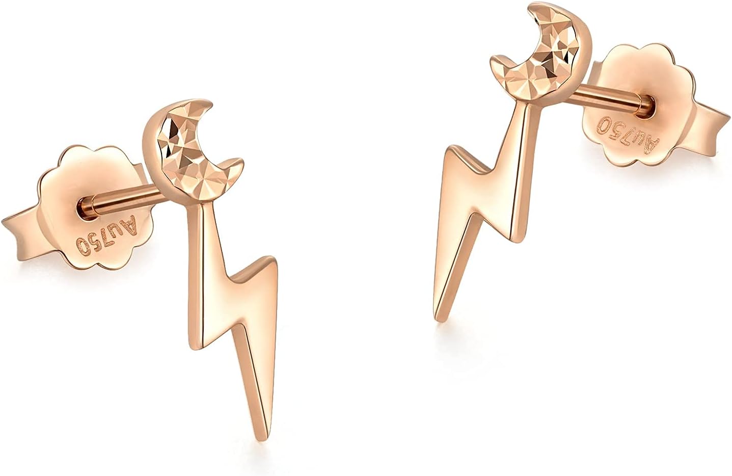 Chow Sang Sang 18K Rose Gold Stylish Cute Stud Earrings for Women 92543E