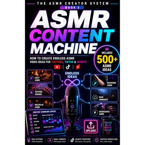 The ASMR Content Machine Audiolibro Por Nathan Tucker arte de portada