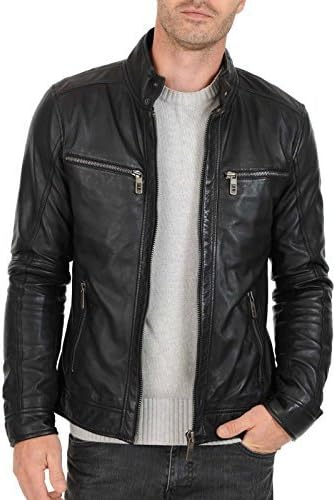 LSI Men's Pure Leather Jacket - Black
