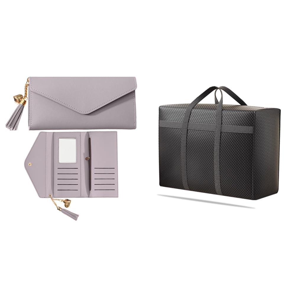 Women's Wallet -Stylish and Compact Purse Clutch Wallet for Women, Stylish Card Coin + Storage Bag for Clothes, Cloth Organiser for Storage, Under Bed Storage Bag, Wardrobe Bags for-image-39