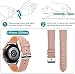 通用 Echtleder-Armband kompatibel mit Galaxy Watch 3 41mm, Damen Herren 20mm Schnellverschluss-Armband für Galaxy Watch 42 mm/Watch 4 Classic Smartwatch
