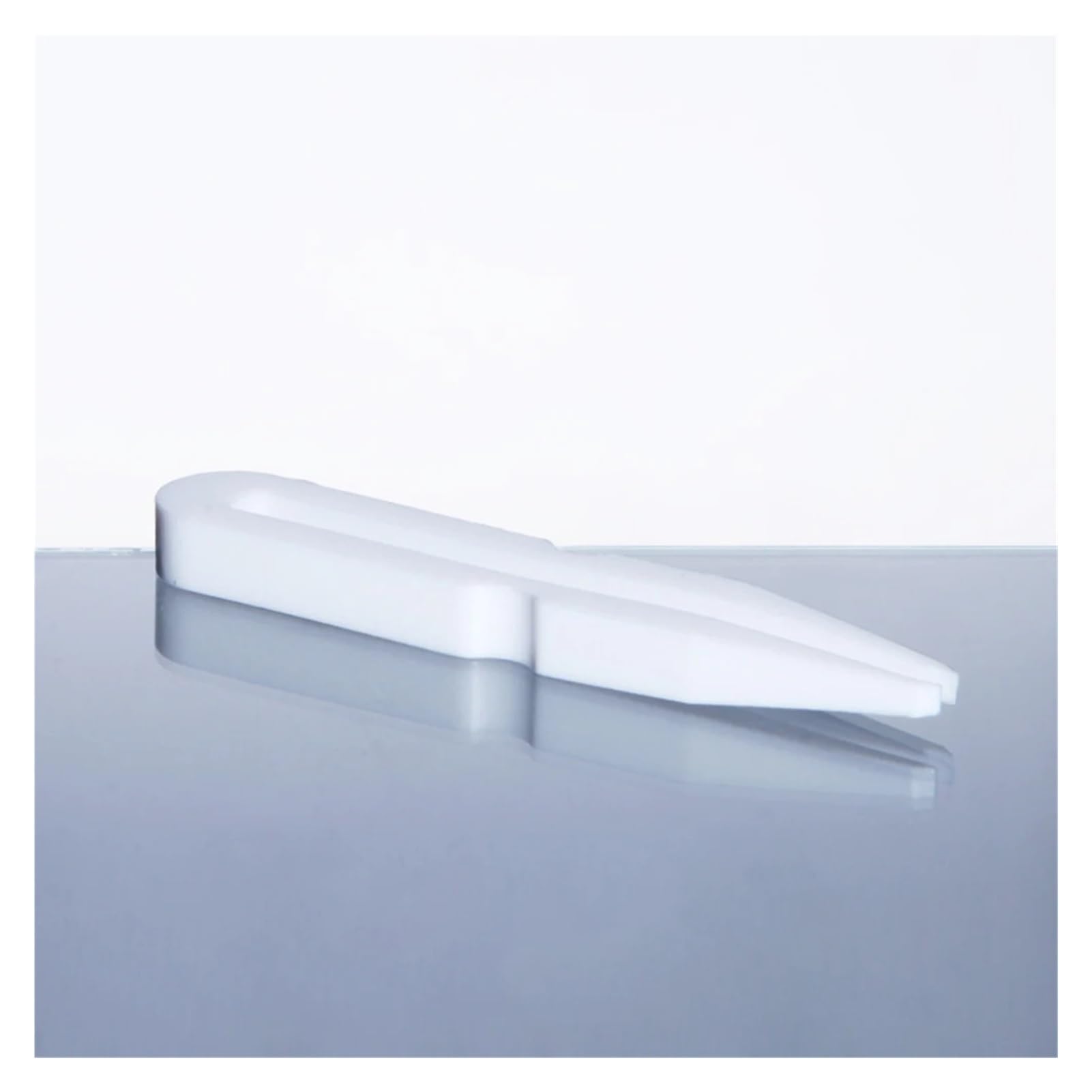 1 pz. Pinzette da Laboratorio in PTFE F4 ispessite Pinzette in PTFE 100/150/200 mm Forte Resistenza agli acidi e alle basi(200mm)