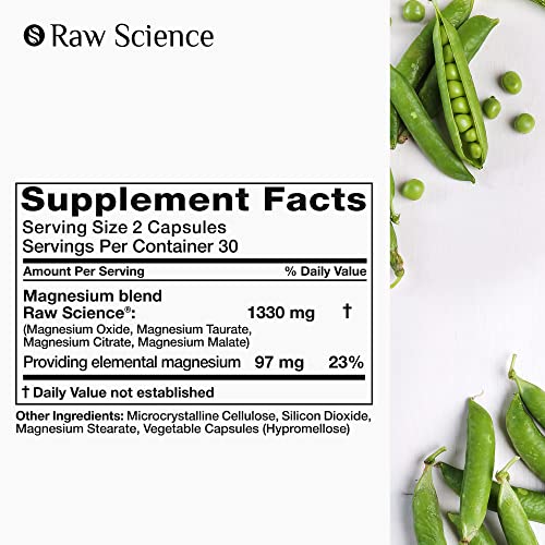 Magnesium Citrate Capsules | Magnesium Supplement For Men & Women | Comfort Magnesium Complex | High Absorption Magnesium For Relaxation, Muscle And Nerve Health | 60 Plant-Based Capsules #TOP2
