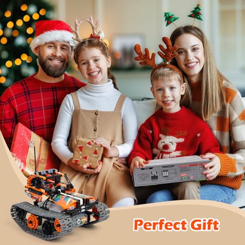 Building Toys STEM Robot Kit for Kids Ages 8-12, Remote Control Erector Sets Engineering Robotics Kits, Educational Birthday Gift for Boys & Girls 5-7 9 10 11 13 14+ Year Old - Image 5