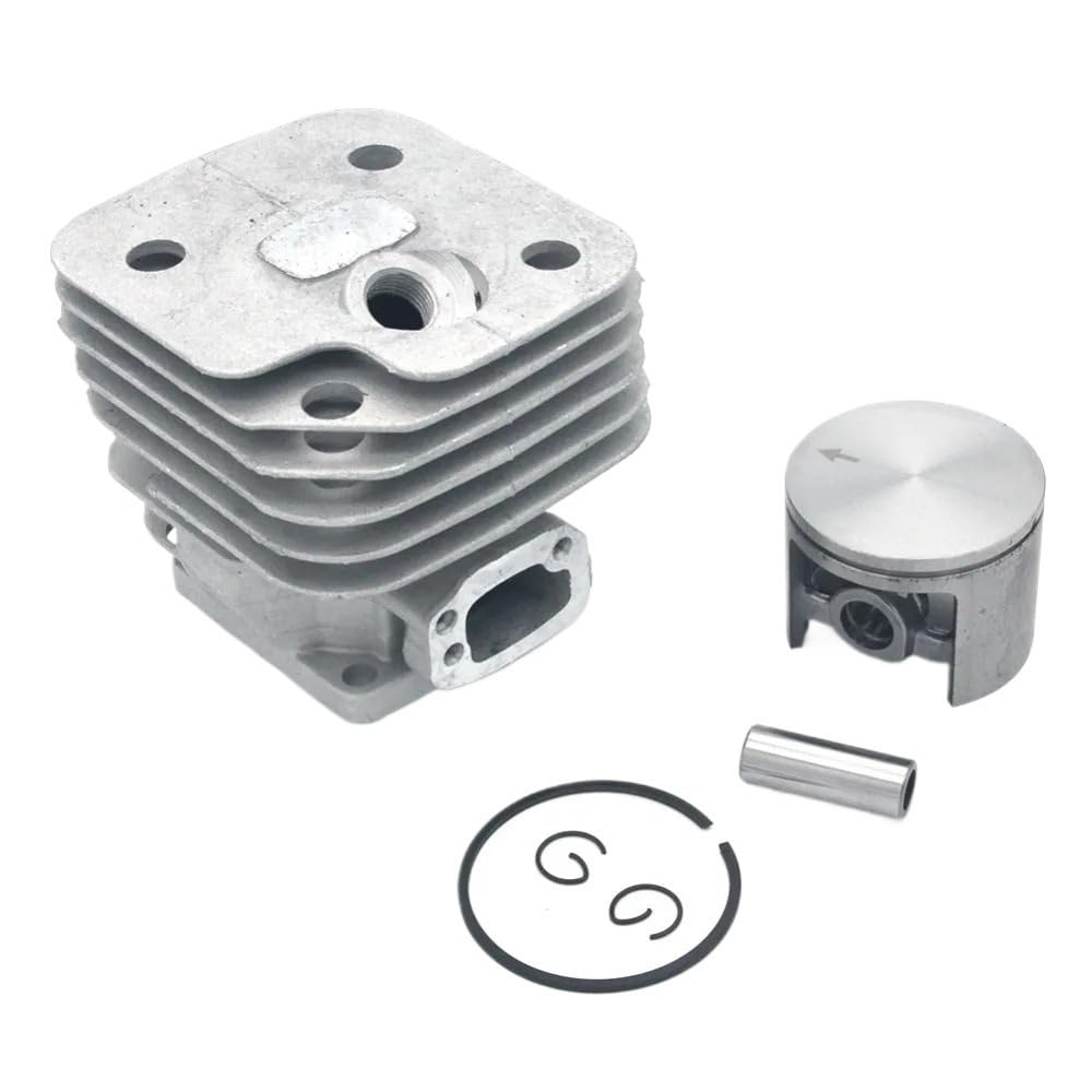 Piston Cylinder Kit 50mm Replacement Part for Chainsaw Engine Repair Compatible with 268 268K Models