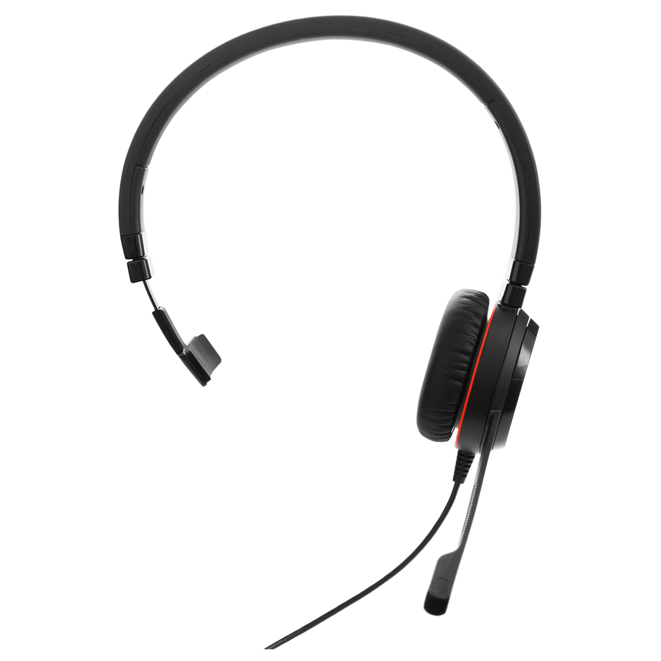 Jabra Evolve 20 SE UC – Auricular Monoaural de Comunicaciones Unificadas para VoIP Softphone – Cancelación Pasiva de Ruido – Cable USB-A con Unidad de Control – Negro