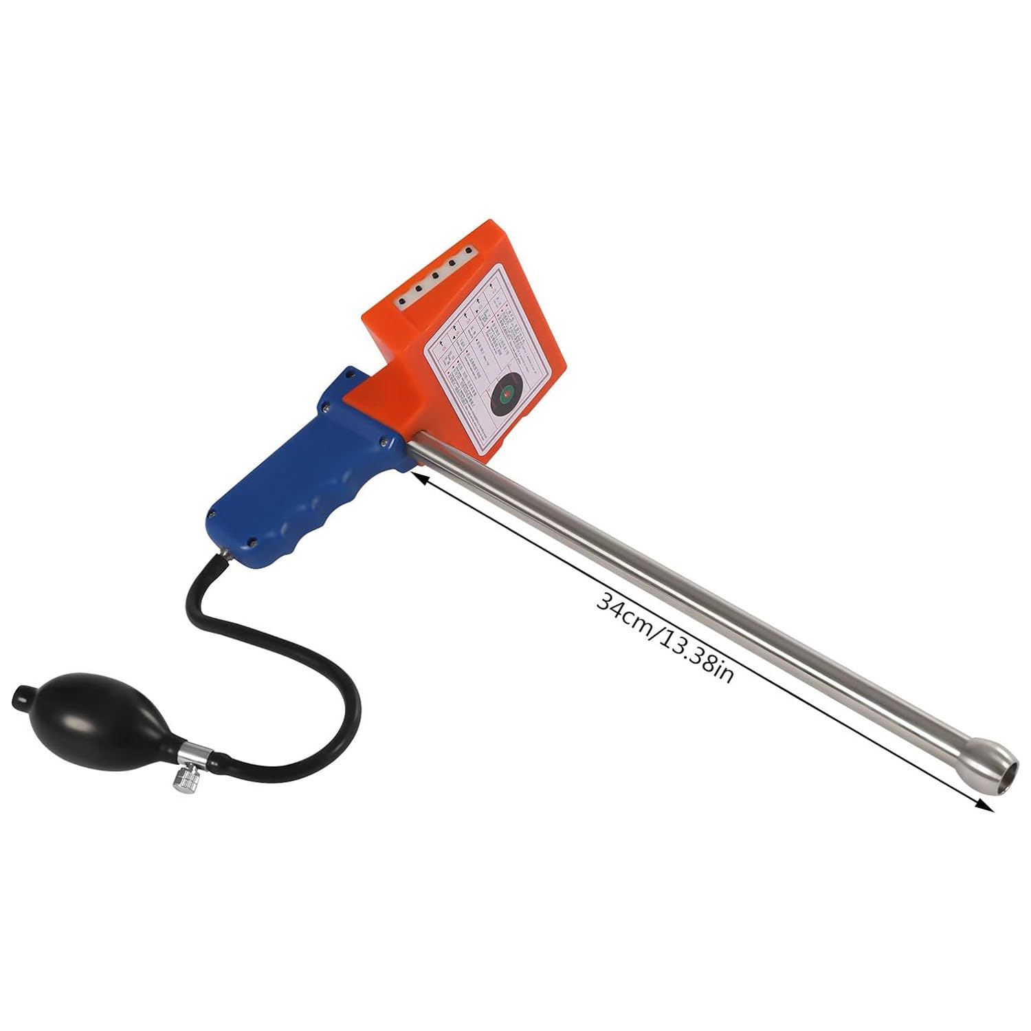 Sztuczny pistolet do zapamiętywania z wizualnym ekranem LCD, wizualny zestaw do zapamiętywania zwierząt gospodarskich, wyposażenie medyczne dla gospodarstw rolnych i ranczo