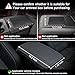 Amiss Car Center Console Pad, Universal Waterproof Car Armrest Seat Box Cover, PU Leather Auto Armrest Cover Protector，Vehicle Interior Accessories fits SUV/Truck/Car (Gray)