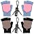 JaGely 2 Pairs USB Heated Gloves Mitten for Men Women Hand Winter Warmer with Temperature Adjustment Knitting Full Half Hands Heated Fingerless Washable Warm Laptop Gloves