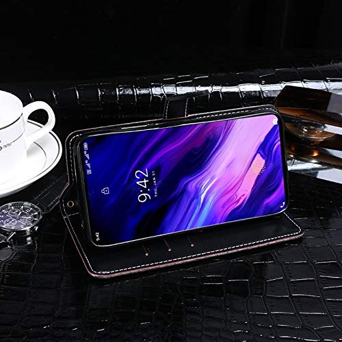 JSLY – Capa de couro transparente com textura horizontal de crocodilo Umidigi S5 Pro com suporte, co