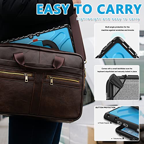 Coque antichoc Microsoft Surface Pro 8 avec béquille robuste bleue - 4
