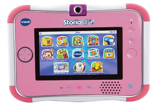 VTech - 158855 - Ordinateur pour Enfant - Console Storio 3s - Rose - sans Power Pack