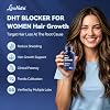 Bloqueador de DHT para Mujeres Suplemento de Crecimiento del Cabello, Cabello de Apariencia Más Llena | Con Saw Palmetto Cultivado en Florida, Aceite de Semilla de Calabaza, Biotina, Fórmula de Apoyo a la Pérdida de Cabello 10 en 1, No-GMO, 90 Softgels Softgel 90 unidades (Paquete de 1) 6