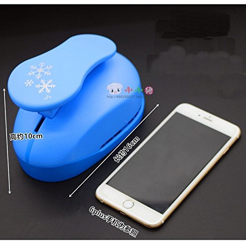 3 inch Christmas Snow Paper Punch 3 Pieces of Snowflake for eva Punch for DIY Album Craft Punch Scrapbook Paper Cutter