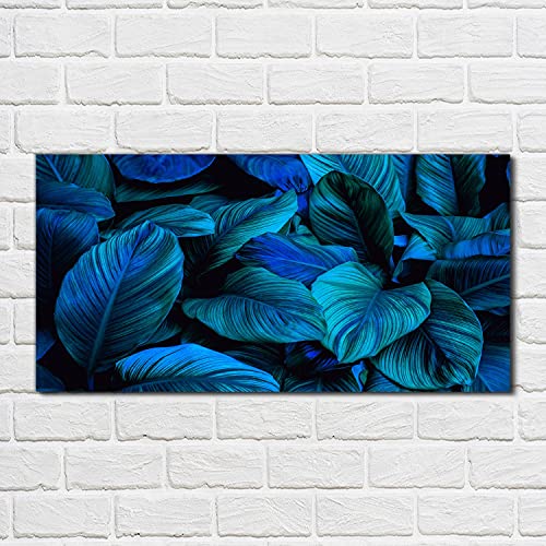 Impression sur verre plante à fleurs et tableau décoration murale 100x50 - 2