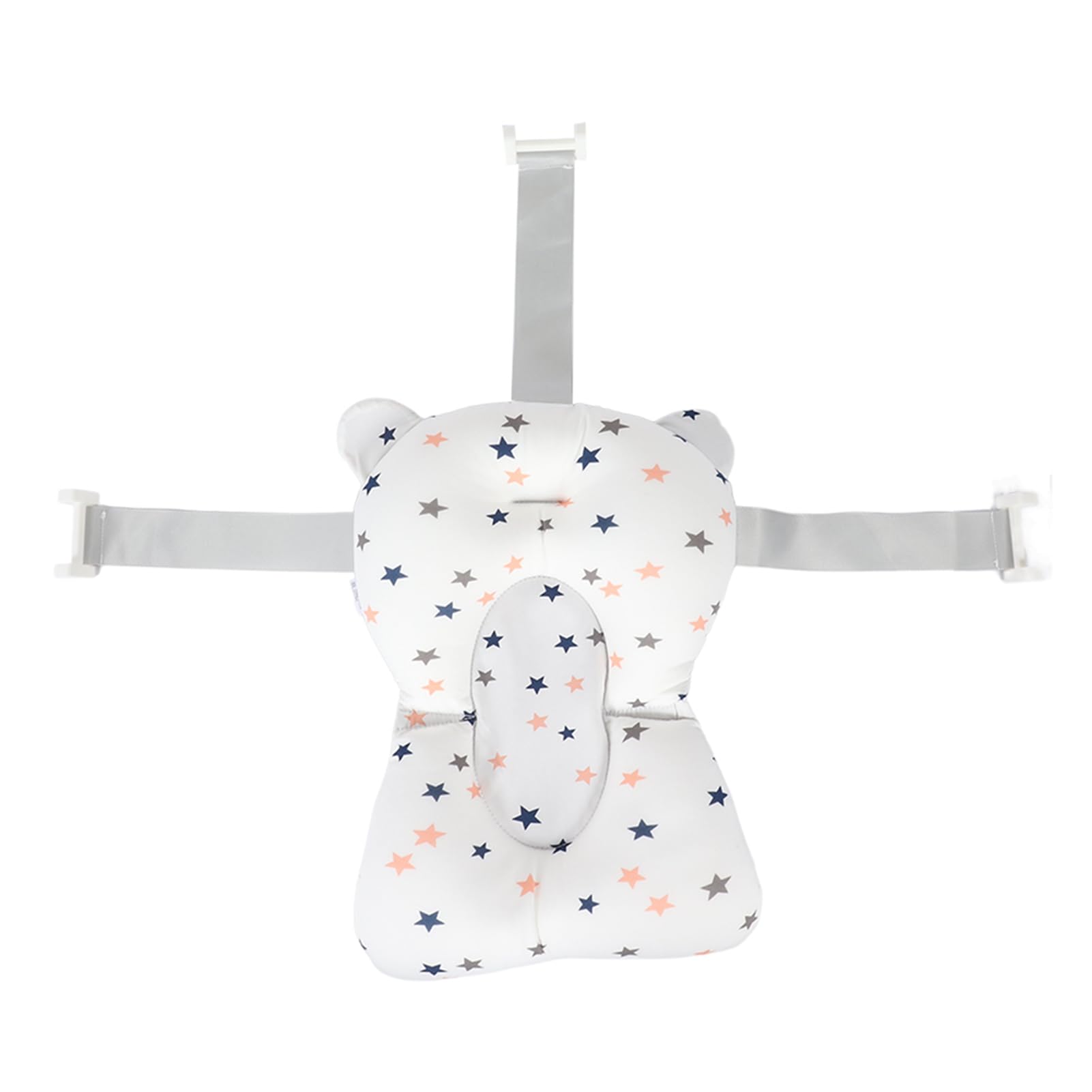 Baby Bath Pad, Breathable Soft Sink Baby Bath with Connectable Bath Mat, Bathtub Mat, Adjustable Nonslip Newborn Toddler Bath Cushion for 0 to 12 Months