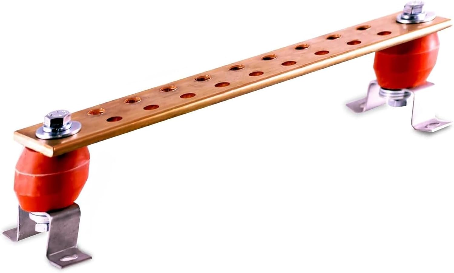 Cuivre Bus Bar 12 Ground Bar Grounding Kit Terminal Busbar