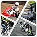 48V 2000W Brushless DC Motor Complete Kit with 40A 18 Mosfet Controller, 4300-4900RPM High Speed Brushless DC Motor Kits with 3-Speed Throttle & Pedal for Scooter Bicycle Motorcycle go Cart