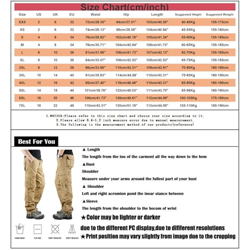 Men's Hiking Cargo Pants Lightweight Water-Resistant Quick Dry for Tactical Work Fishing Golf Travel Outdoor Casual3