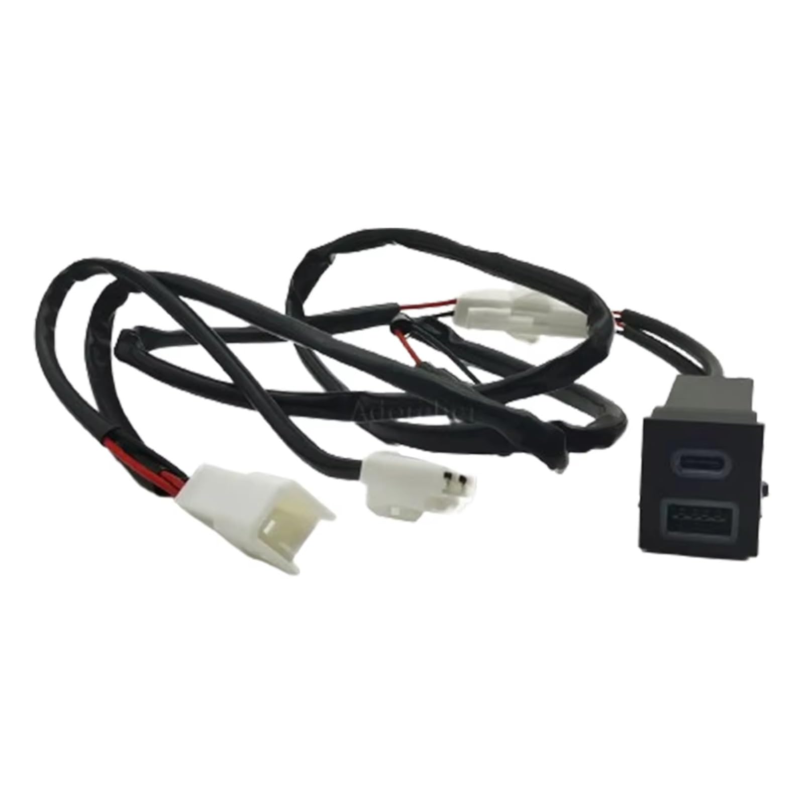 Console Presa USB Compatibile Con Toyota Per Wildlander Per RAV4 Auto Doppie Porte PD QC3.0 Posizione Del Foro Destro 12V Rapido Per Il Caricatore Adattatore Presa USB