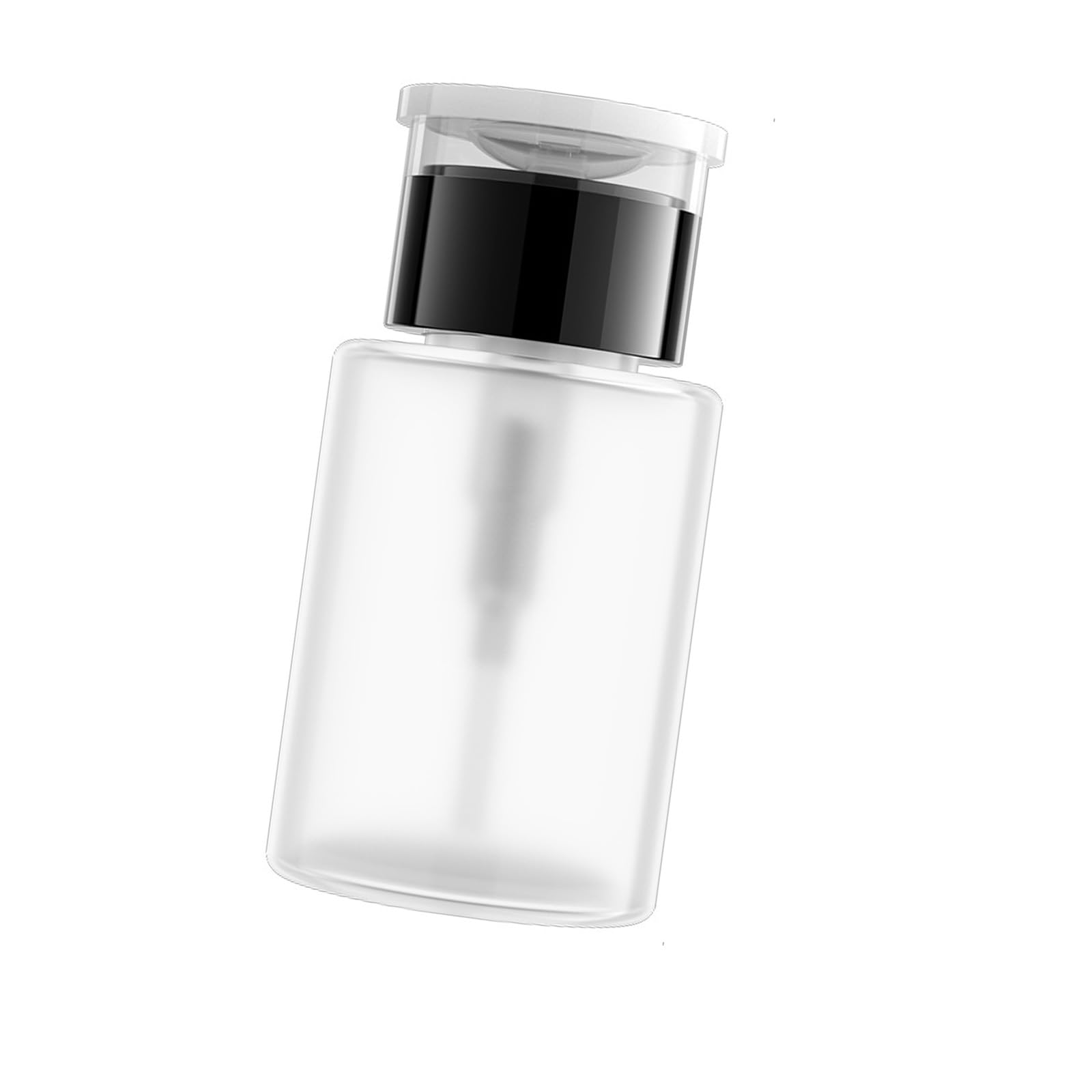 Laikoutd Easy Press Pumps Liquid Dispenser Refillable Bottle 60ml 150ml 250ml Clear with Locking Mechanism for Effective Spill Refillable Pumps Bottle