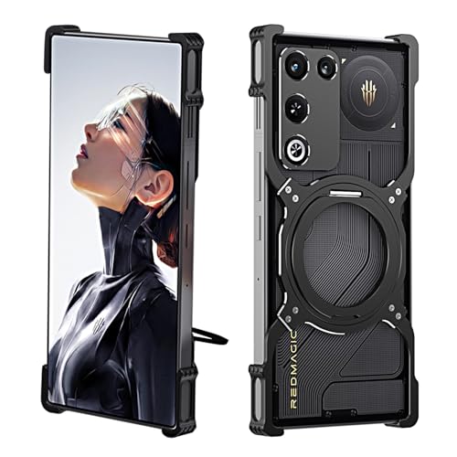 For REDMAGIC 11 Air�P�[�X�y2026�N �����f�� 360�x��]�X�^���h �p�[ �������X ���M�P�[�X �n�C�u���b�h�\�� �ϏՌ� REDMAGIC 11 Air�Ή� [�u���b�N���V���o�[]