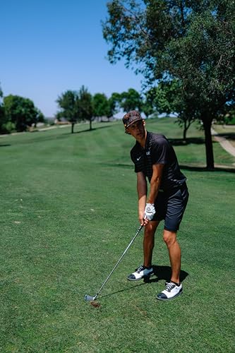 Image of BRIMZ Golf Performance Hat - Tee Holder & Magnetic Brim - Breathable Sweat & Water Resistant Golfing Snapback Cap