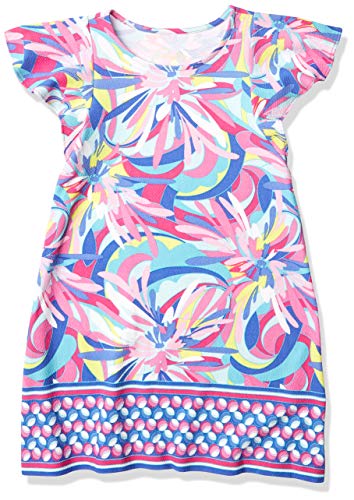Girls' One Size Flutter Sleeve Swing Dress