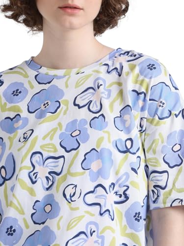 Image of ONLY Women Printed Cotton T-Shirt