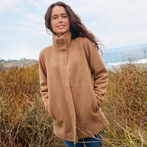 Lands' End Boucle Fleece Coat4