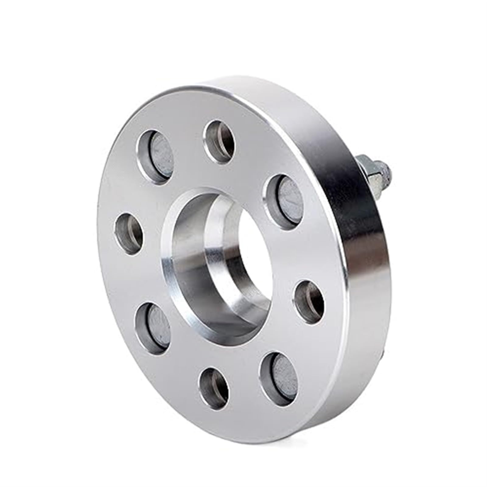 2 sztuki 15/20/25/35mm PCD 5x110 CB 65,1mm Adapter dystansowy koła, do Magna, Zafira, Omega, Vectra, Corsa OPC Meriva B Dystanse kół dla stabilności pojazdu(Black 2PCS 25MM SILVER)