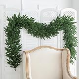 Weihnachtsbaum, 9 Fuß immergrüne Girlande, Kieferngirlande, grüne künstliche Grüngirlande for...
