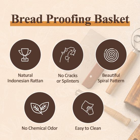 Sourdough Bread Baking Supplies-Sourdough Starter Kit with 9