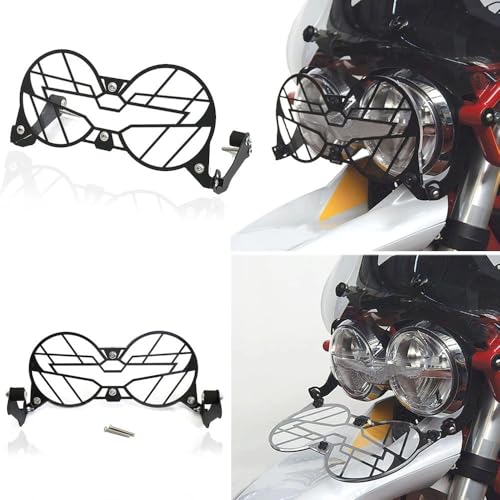 Double protection couverture phare pliant garde pour Guzzi V85TT - 3