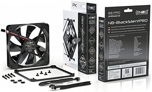 Noiseblocker NB-BlackSilentPro PK-1 140x140x25mm Axial Fan, 700rpm, 8.9 dBA