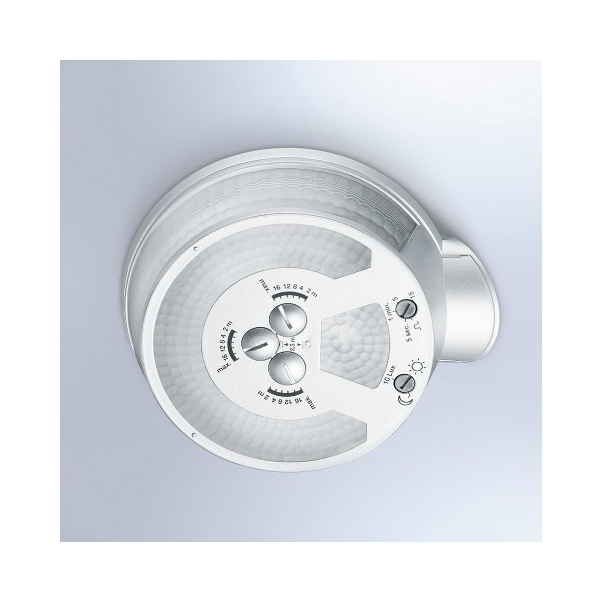 Steinel Détecteur de Mouvement sensIQ S KNX Anthracite, 300°|20 m Capteur Professionnel, Protection antireptation, Support Mural d'angle Inclus