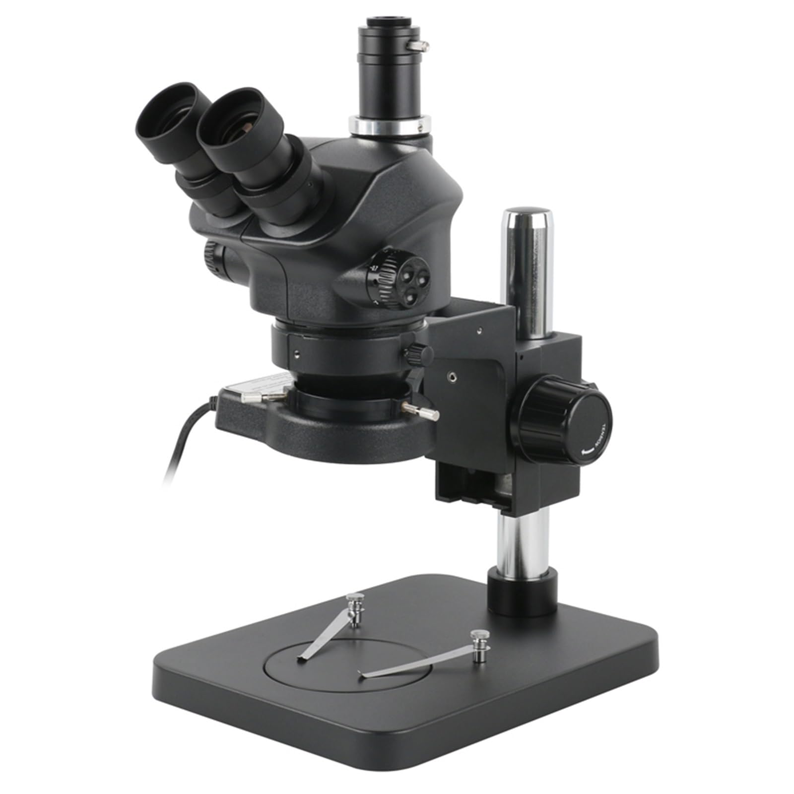 Microscopio Estéreo Trinocular Focal 7X ~ 50X, Lente Barlow De 0,5X 0,7X, Microscopio Industrial De Reparación De Soldadura(7X-50X)