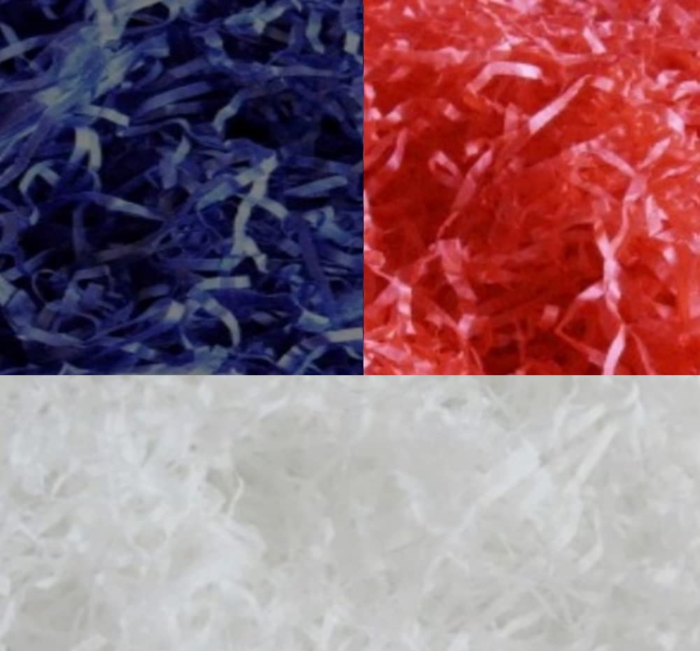 Mustbebonkers Union Jack Packs Of Acid Free Shredded Tissue Paper Shred! Gift Hamper Stuffing Filler (, 200G)