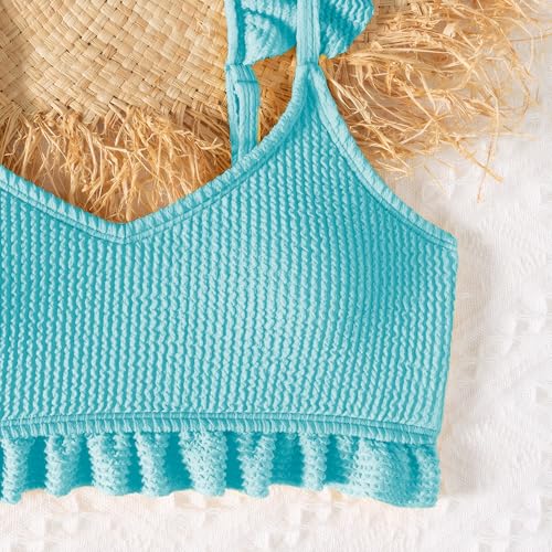 Girls Swimsuit, 2 Piece Bikini Bathing Swimwear 7-16Y2