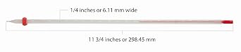 6300-10 Thermometer Red Alcohol Filled