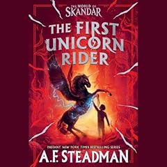First Unicorn Rider Audiolibro Por A.F. Steadman arte de portada