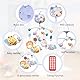 Aolso Babybett-Spielzeug, Mobile für Babybett, Baby Einschlafhilfe Musikspielzeug mit süßen Tieren, Babybett-Mobile mit Musik und Lichtern, Projektor und Fernbedienung (Kaninchenprojektion-Blau)