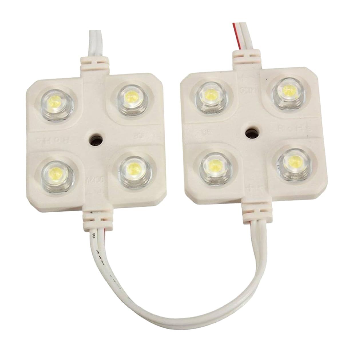 Cabilock 8 Led White Light Module for Ceiling 2 Pieces 12v Universal Fit for Rv Car Boat Cabinet Easy to Install